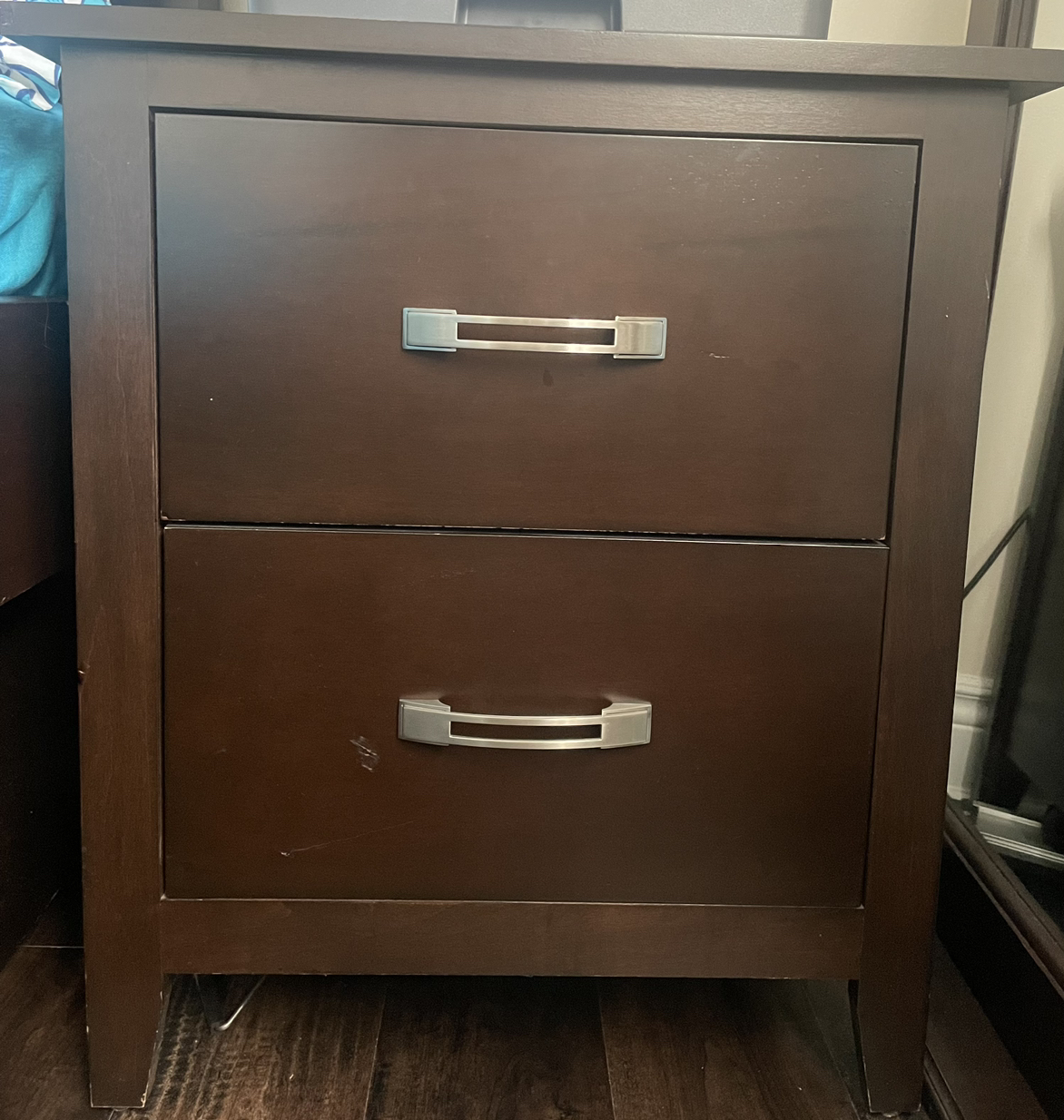 Box storage Bed room set with night stand and dresser - photo 3