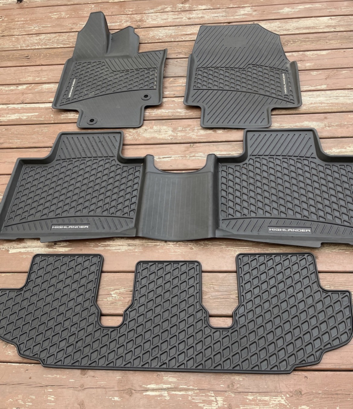 All weather mats for Toyota Highlander thumbnail
