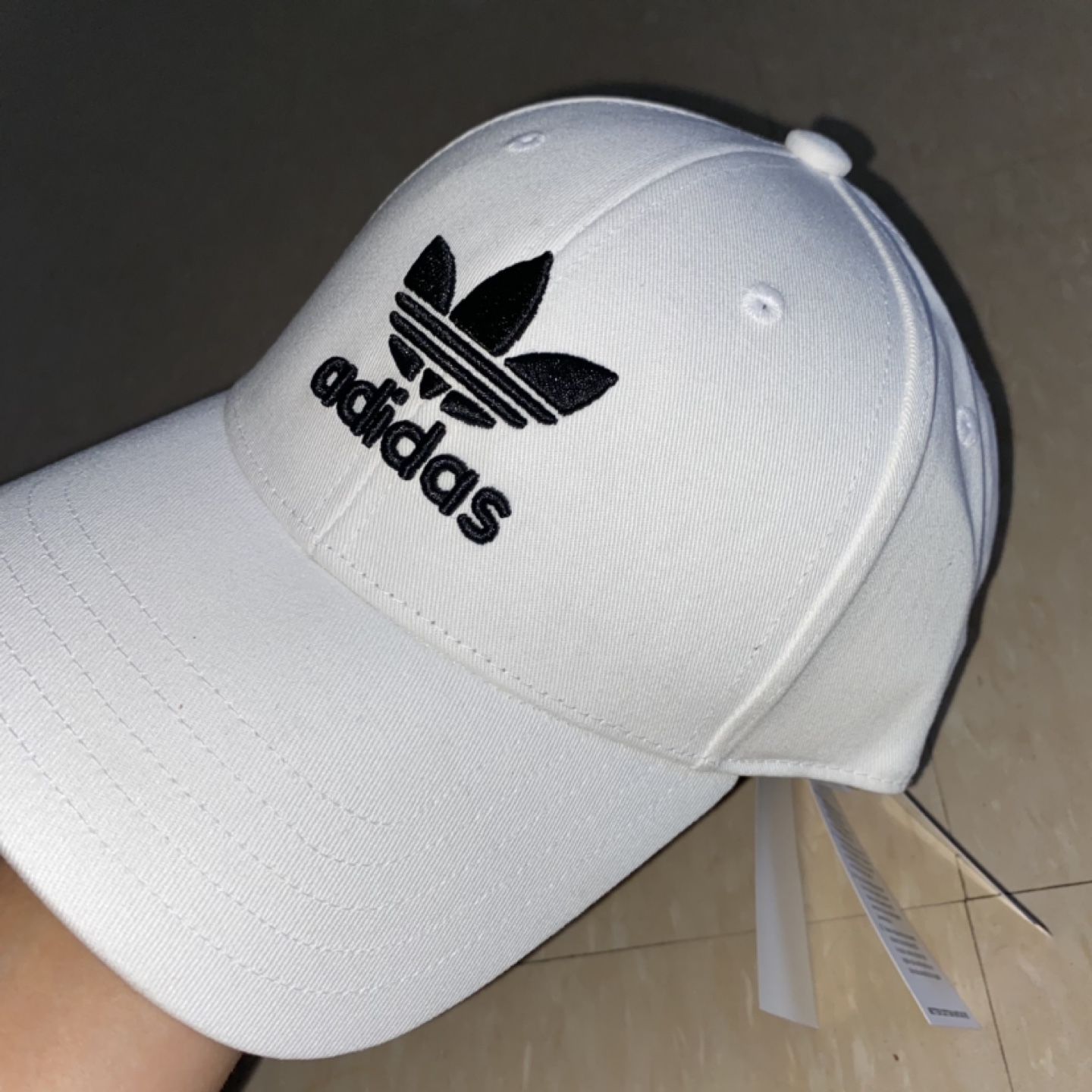 ADIDAS baseball white cap NEW thumbnail