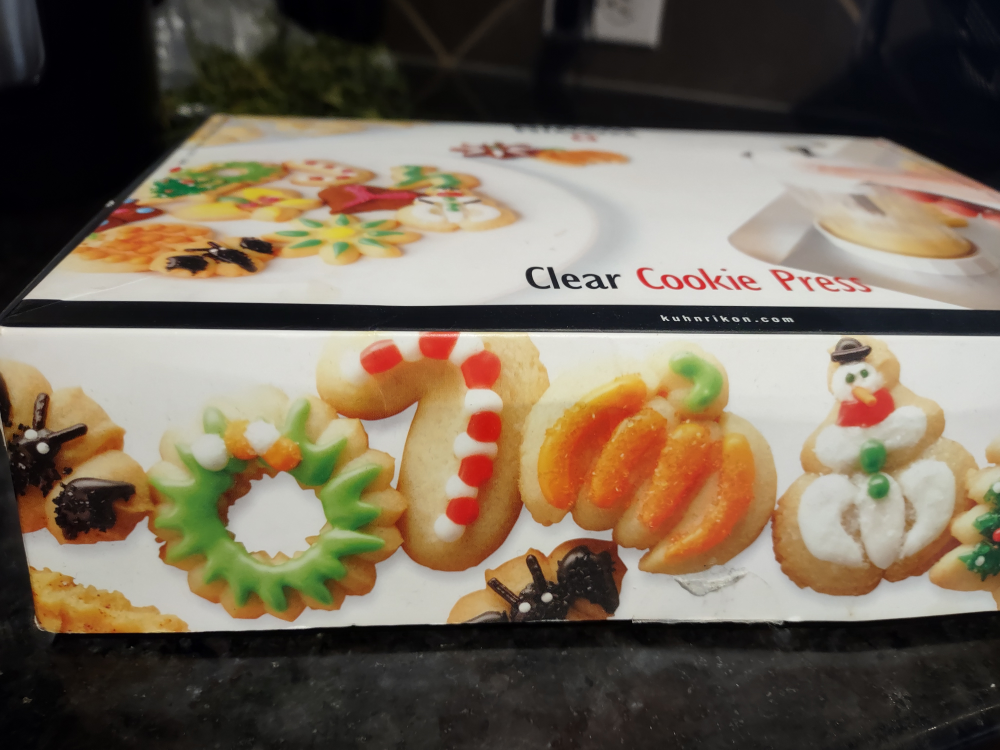 Halloween cookie press