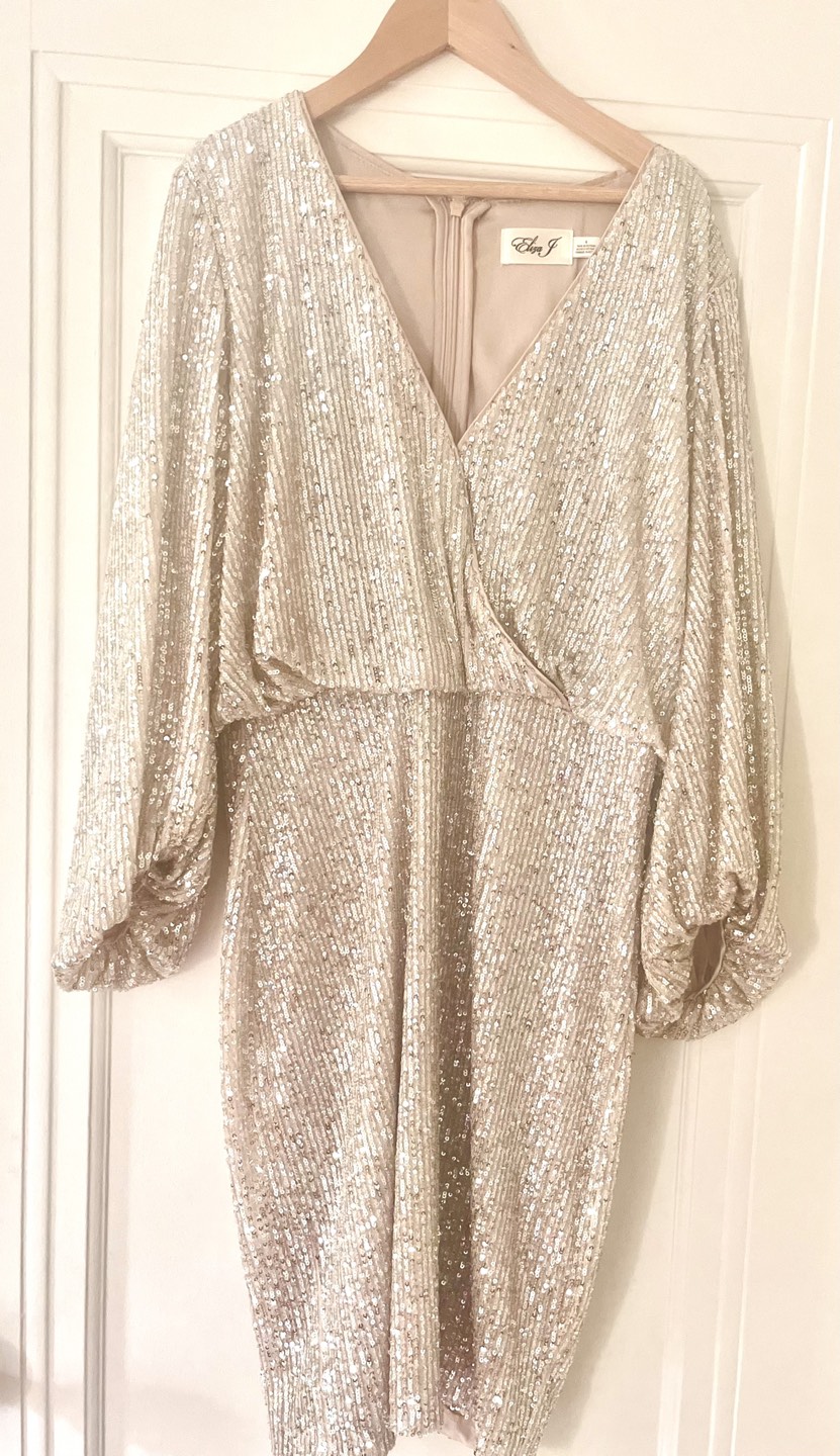 Sequin party dress thumbnail