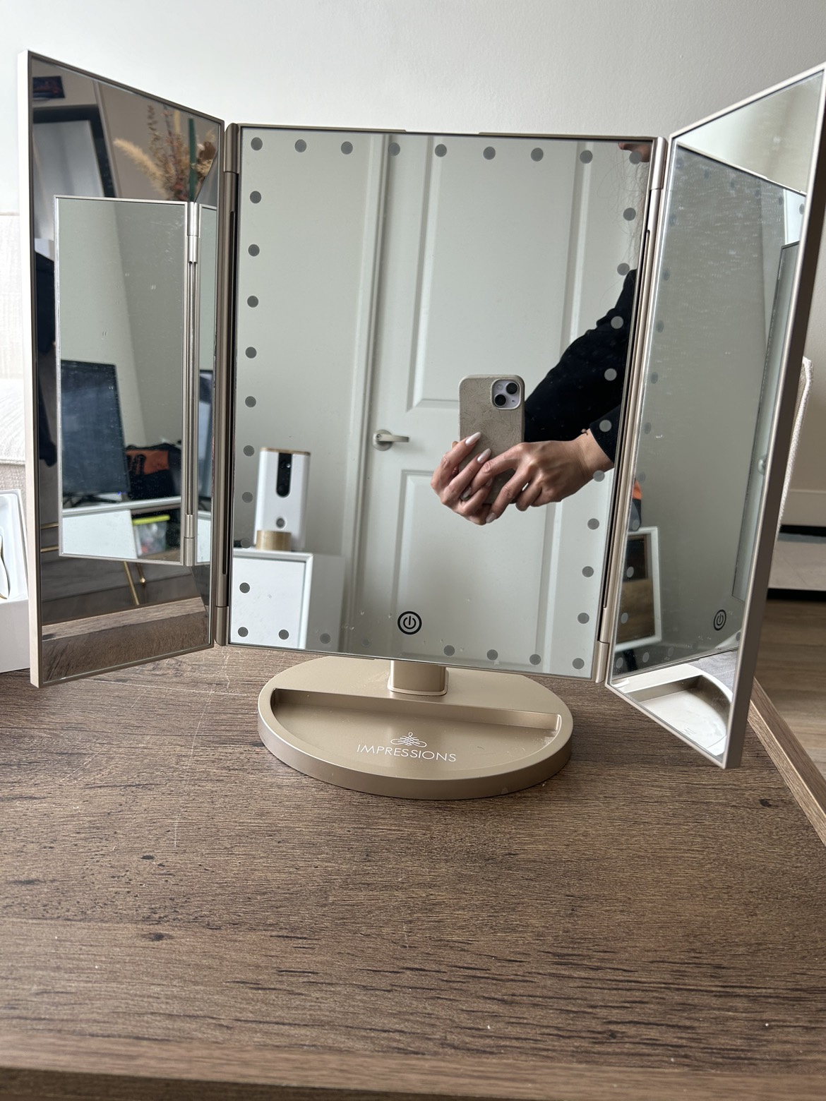 Impressions vanity light up makeup mirror