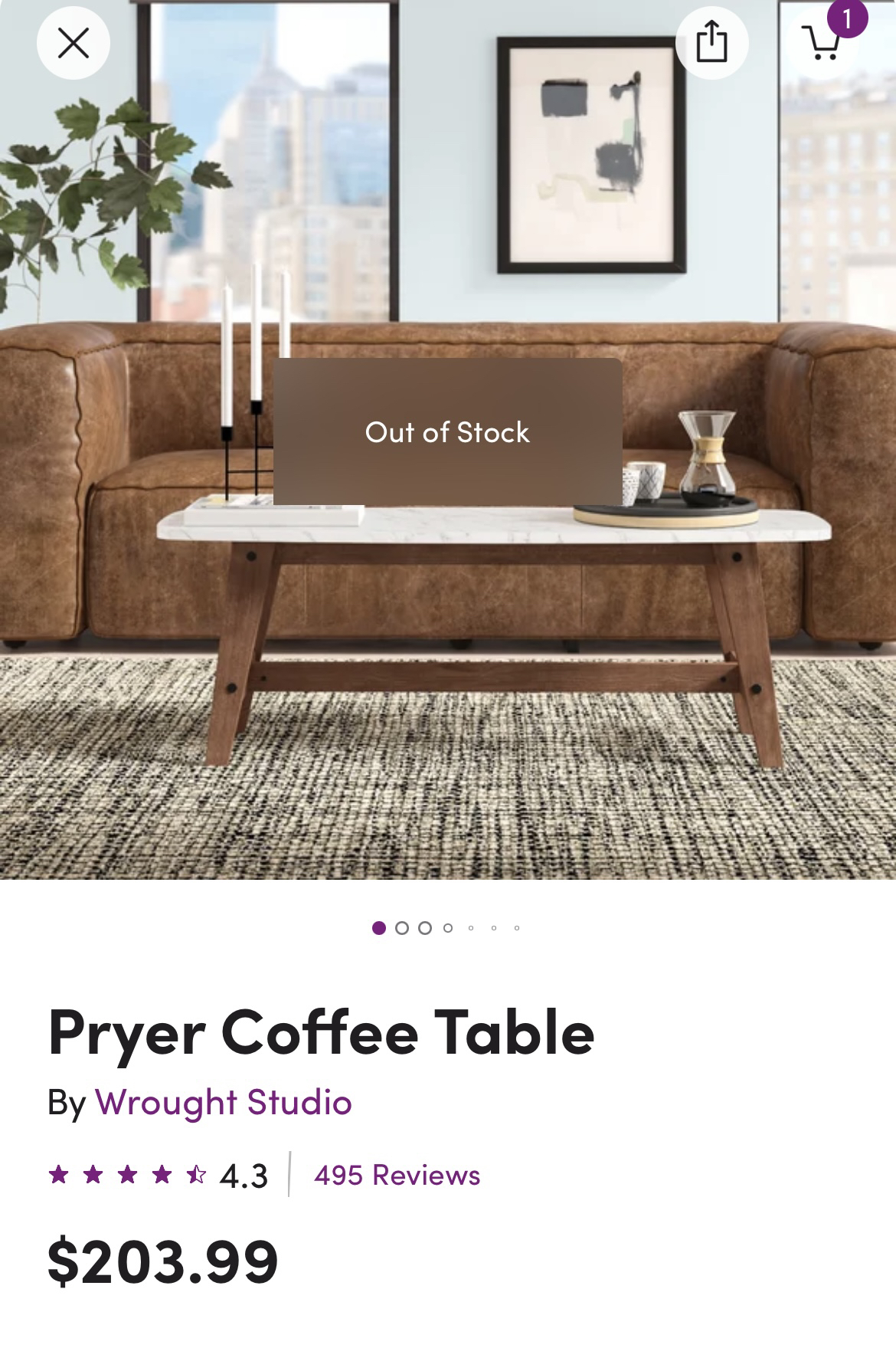 Coffee table - photo 3