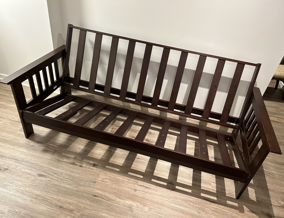 Full size futon with deluxe mattress - photo 4