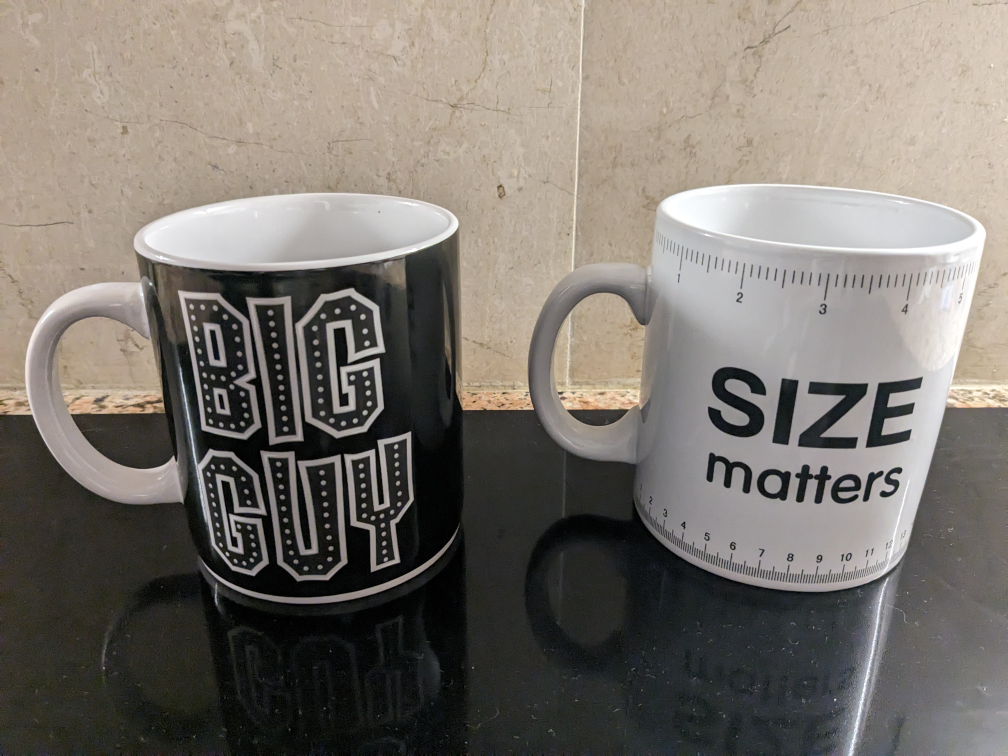 huge mugs