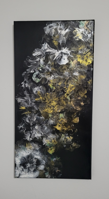 Original Canvas Painting 10"x20" thumbnail