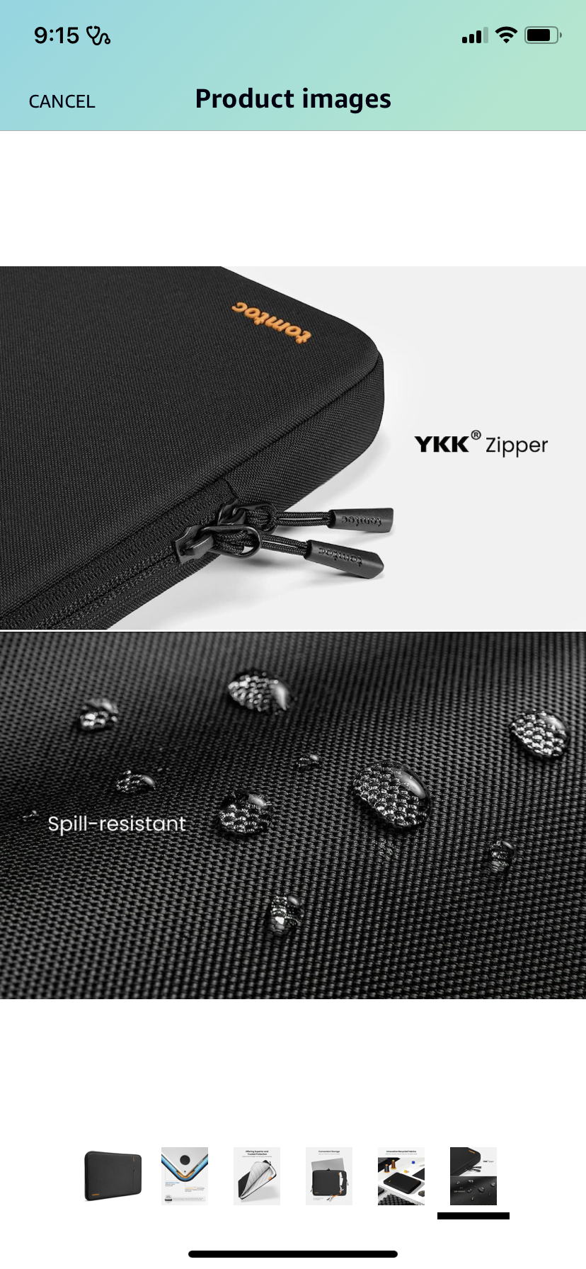 Tomtoc 360 Laptop Bag image indicator(3)