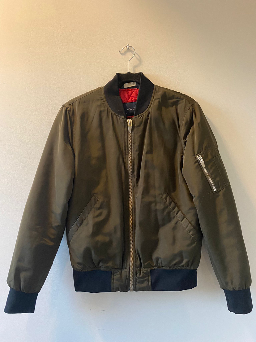Men’s Zara bomber jacket
