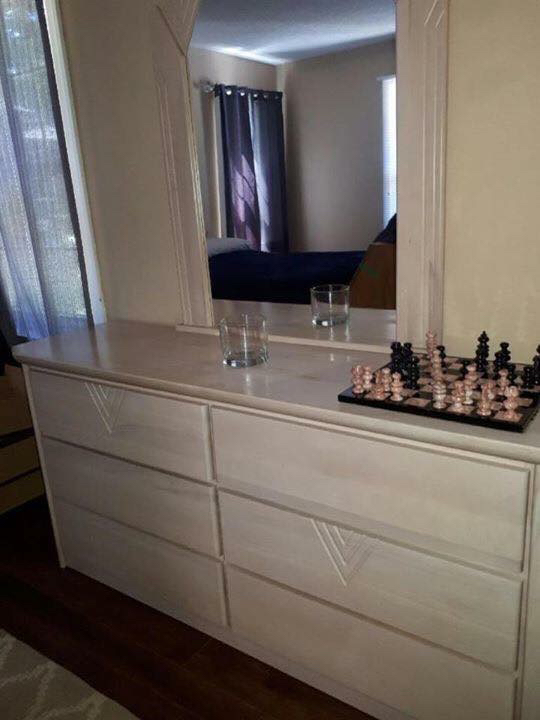 Dresser + Mirror + Nighstand