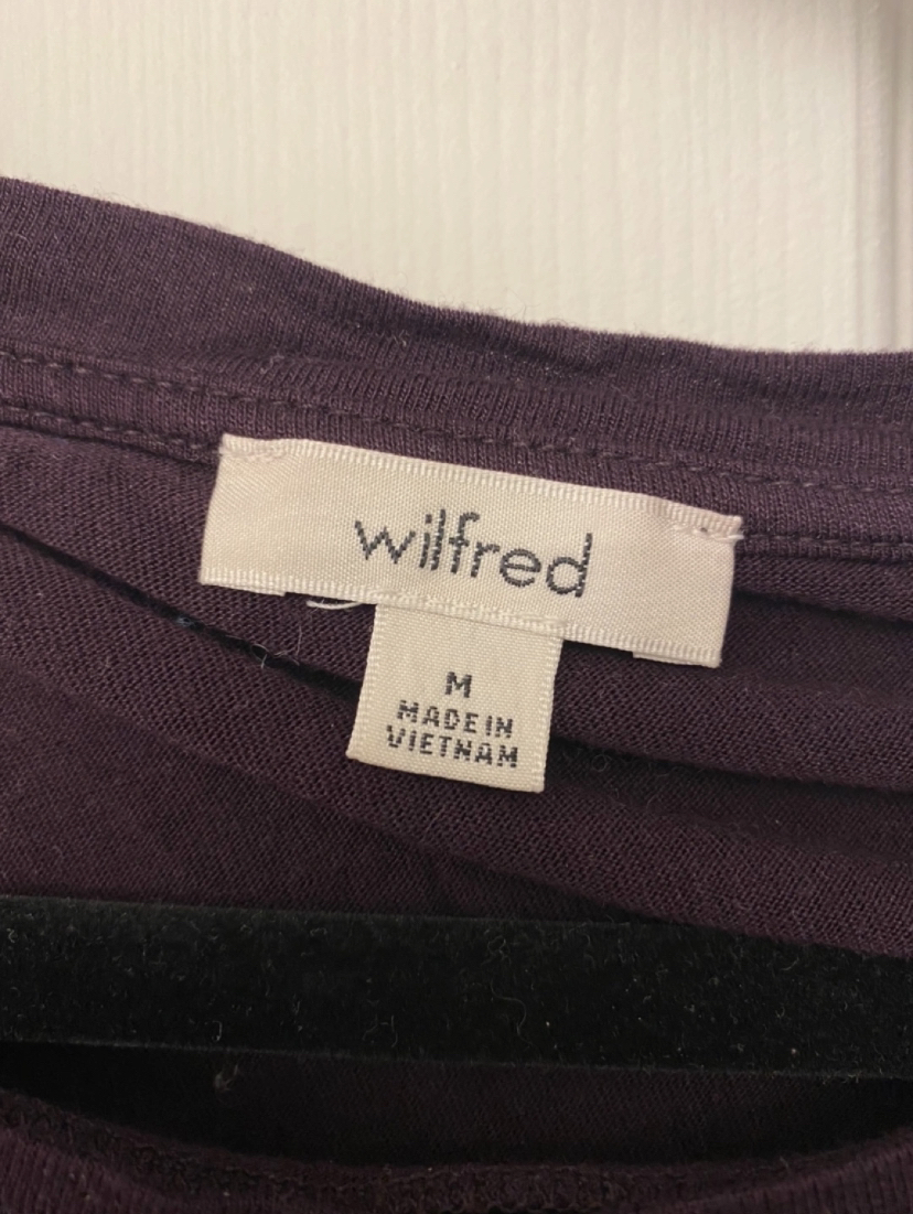 Wilfred long sleeve top with open back image indicator(2)