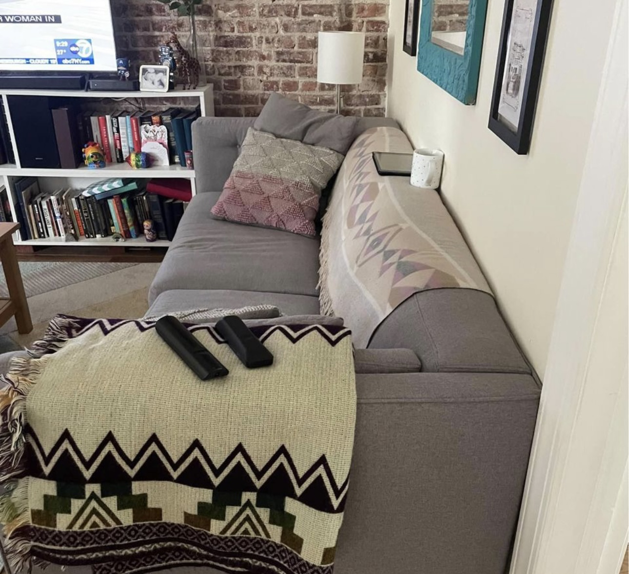 Macy’s Gray Sofa - photo 2