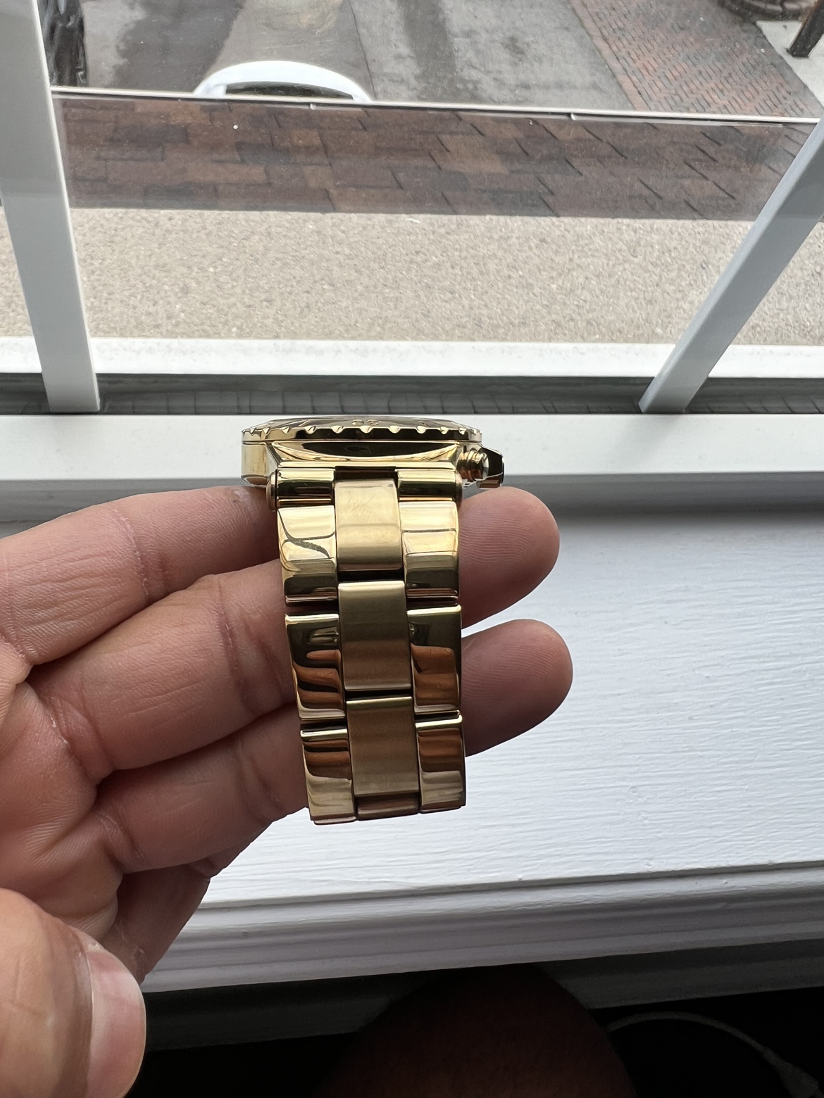 Gold Michael Kors watch unisex - photo 2