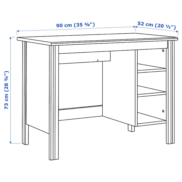 Ikea Brusali desk, used. #freecycle - photo 2