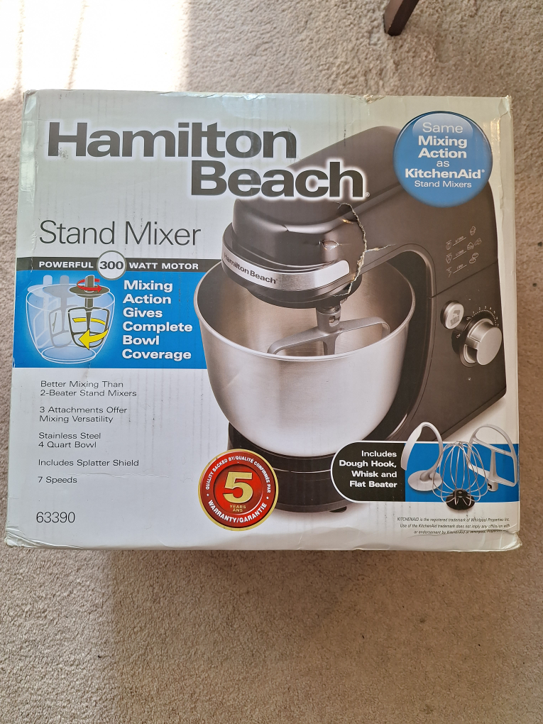 HAMILTON BEACH KITCHEN AID STAND MIXER - photo 2