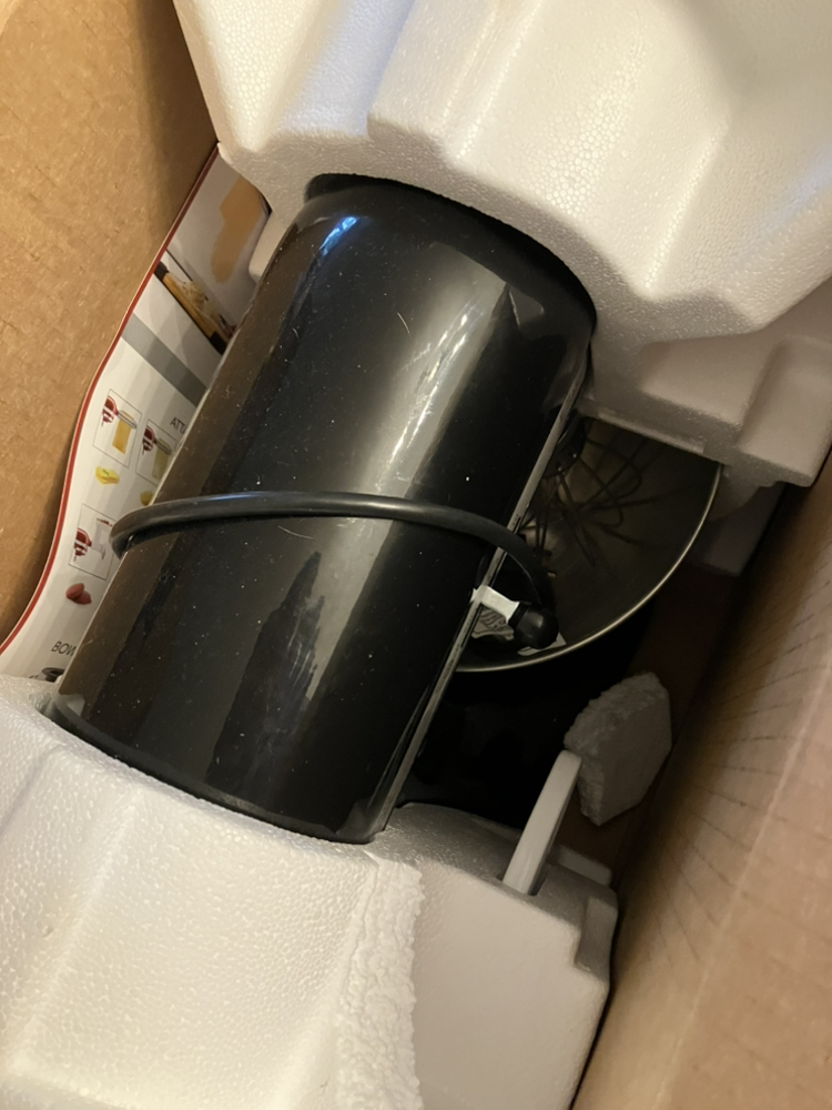 Kitchenaid black classic series stand mixer with bowl IN BOX image indicator(2)