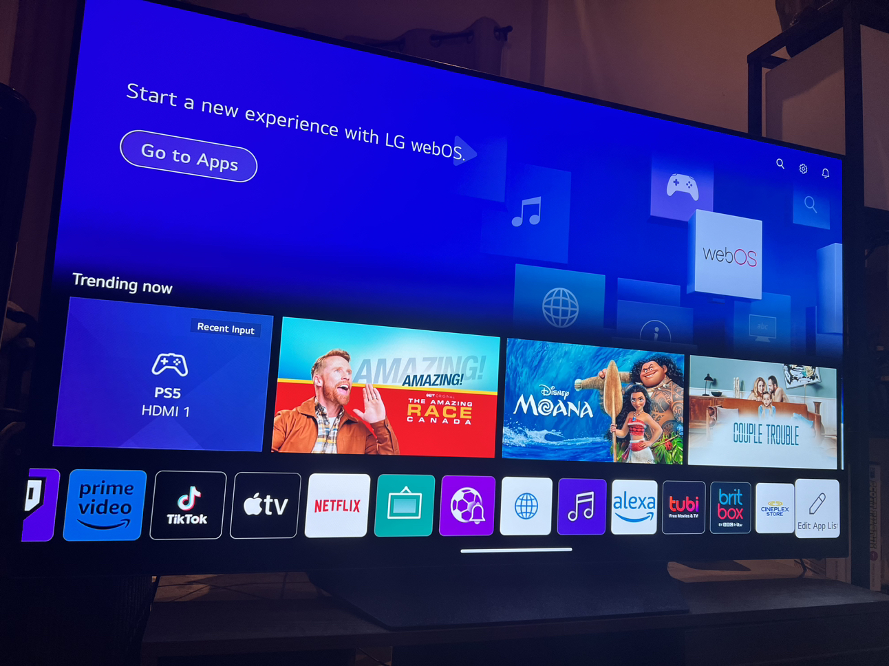 LG OLED BX 55 inch tv