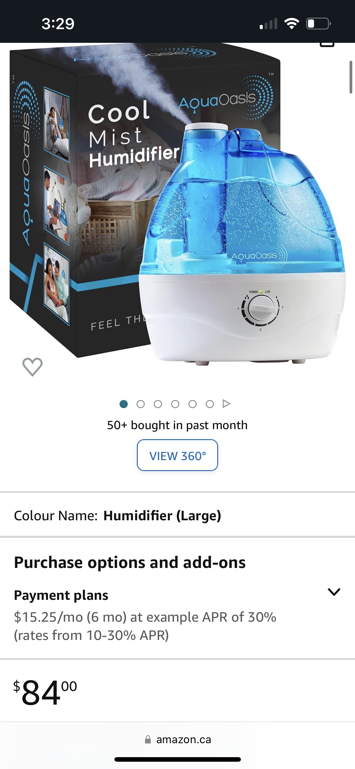 AquaOasis Humidifier image indicator(2)