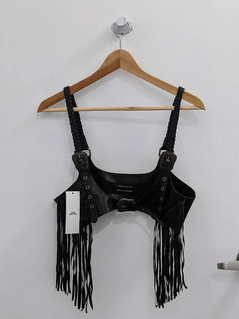 NWT URBAN OUTFITTERS 100% leather adjustable harness - photo 2