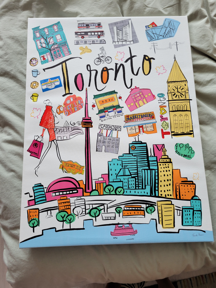 Toronto Landmark canvas thumbnail