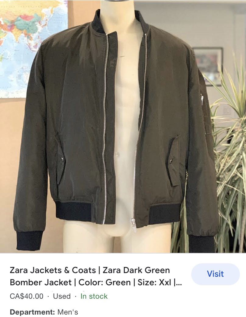 Men’s Zara bomber jacket - photo 5