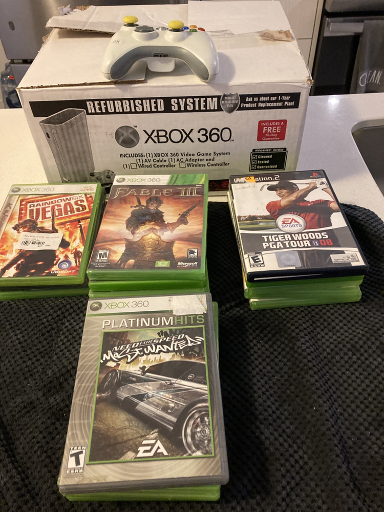 Xbox with variety of games