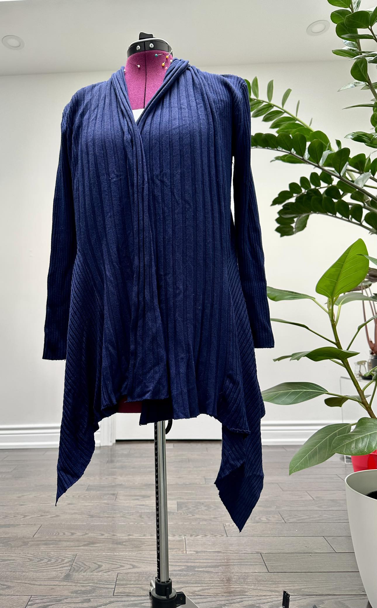 Royal or Navy Blue, Black Knitted Cardigans image indicator(2)