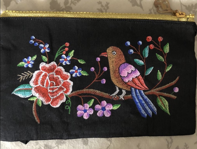 Hand painted Sling bag for travelling image indicator(3)