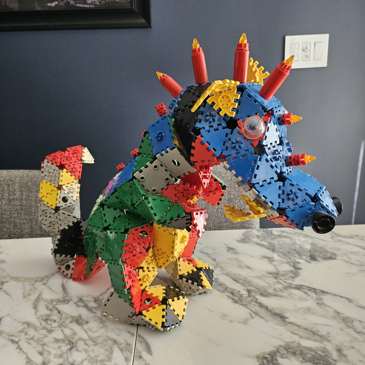 Vintage 80s Zaks Dragon Building Toy image indicator(2)