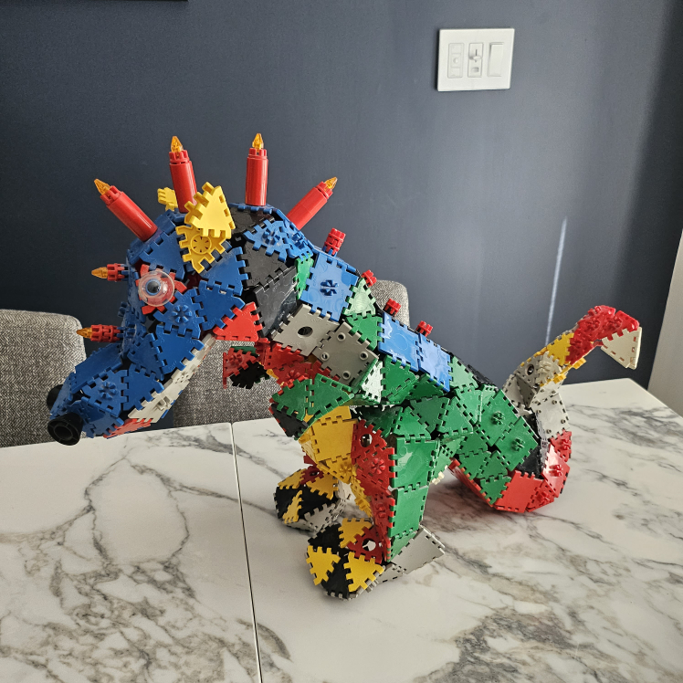 Vintage 80s Zaks Dragon Building Toy image indicator(3)