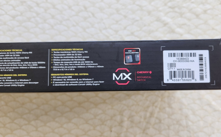 Corsair STRAFE Mechanical Gaming Keyboard — CHERRY® MX Brown - photo 5