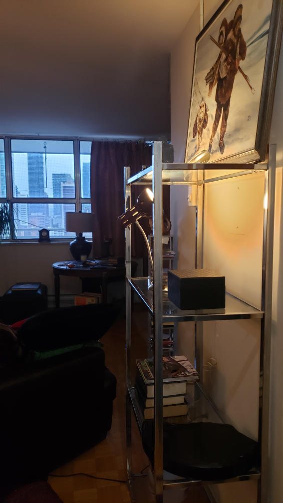 retro shelving chrome unit - photo 4