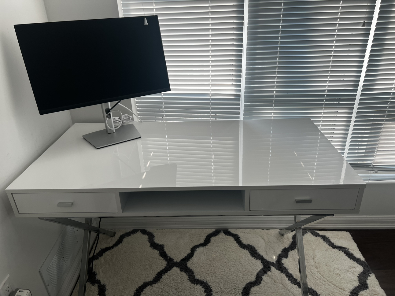 White desk