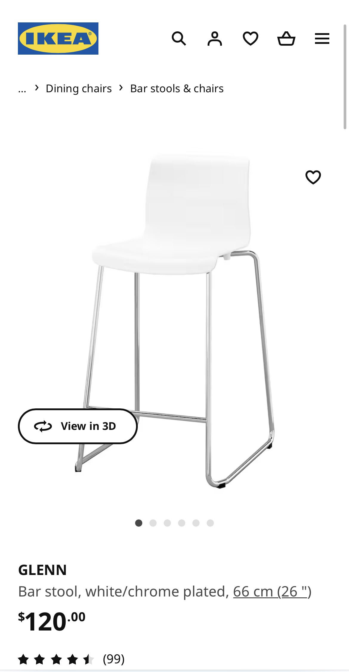 2 IKEA bar stools - photo 2