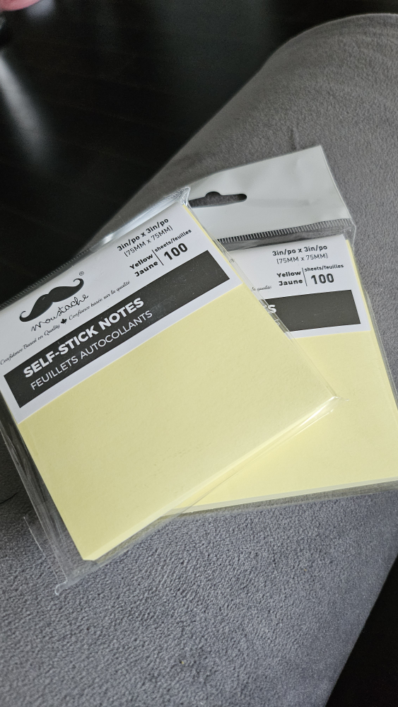 Sticky notes