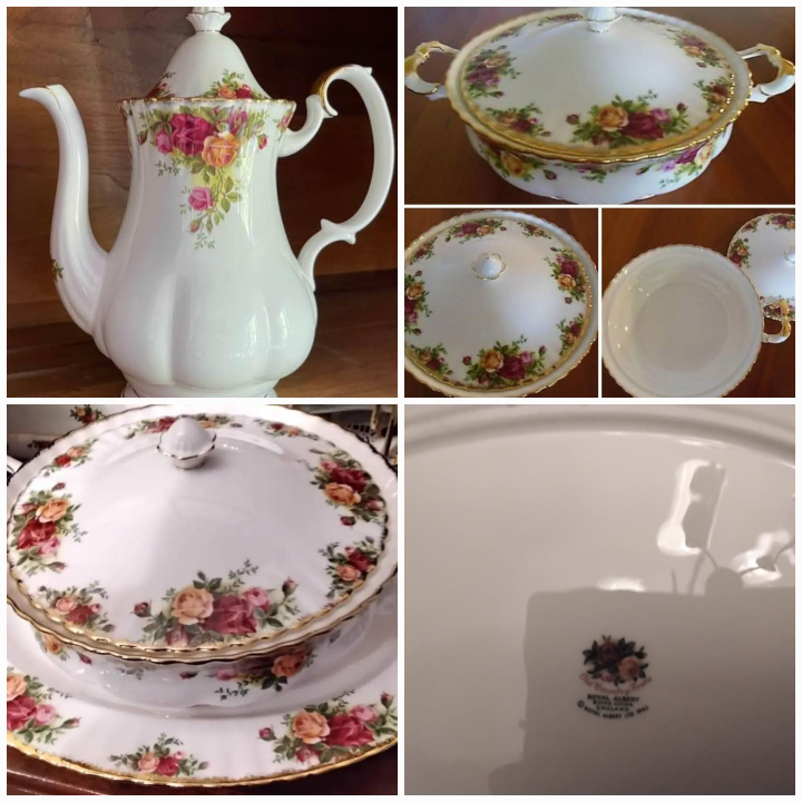 Royal Albert "Old Country Roses " Collection of Serving Pieces thumbnail