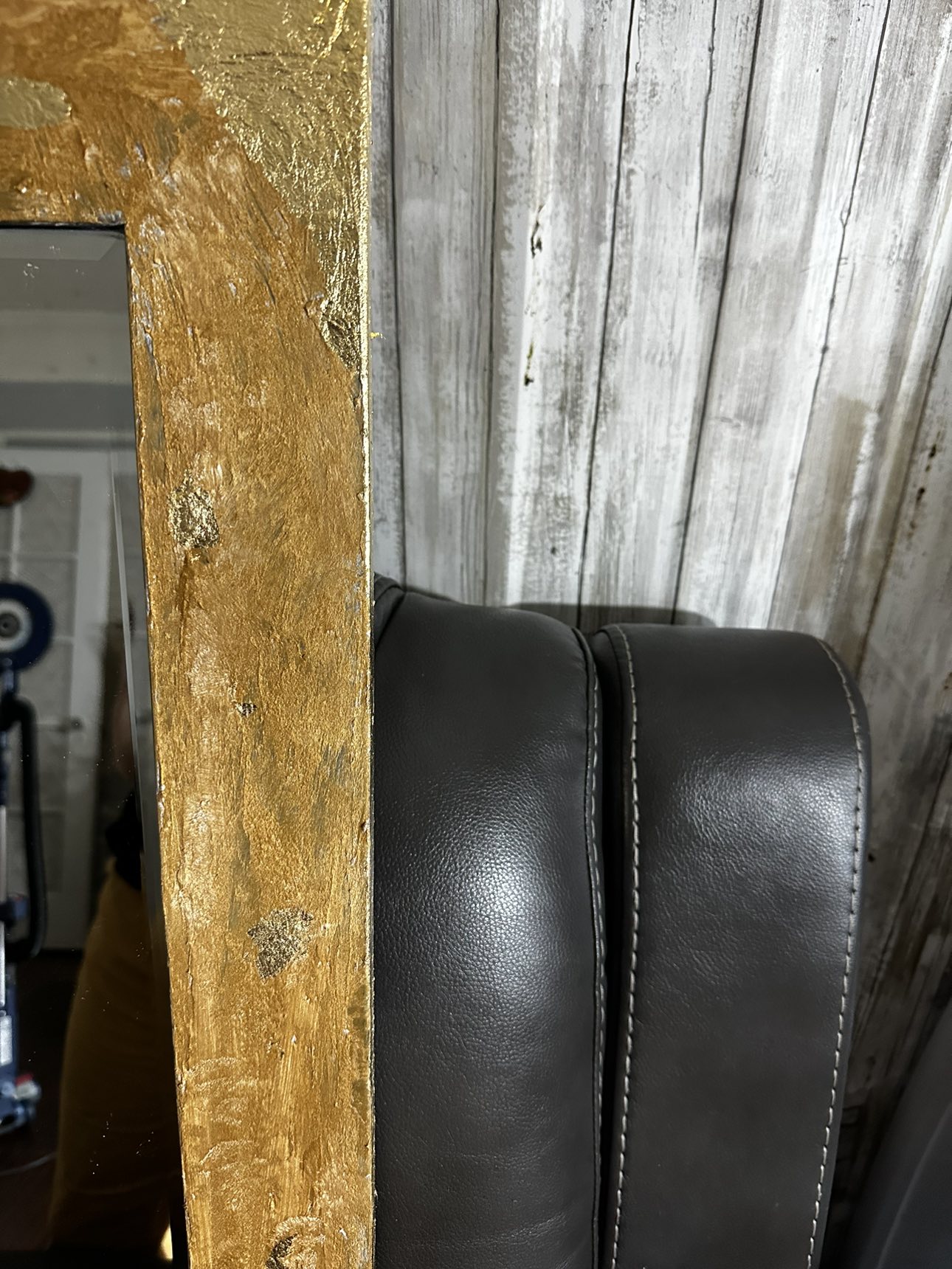 Handmade beautiful mirror gold accent - photo 2