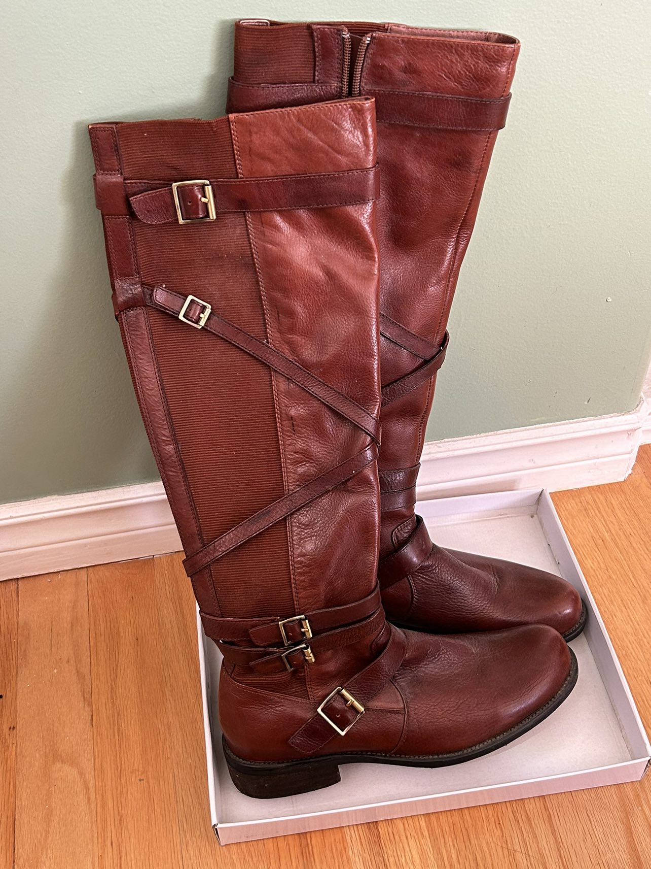 Miz Mooz Leather Boots women’s size 7.5