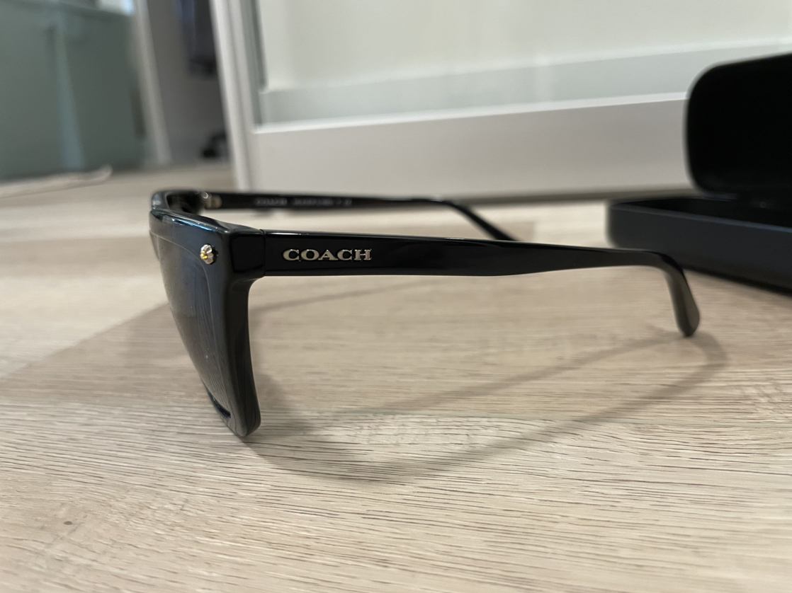 COACH Grey Gradient Plastic Sunglasses image indicator(3)