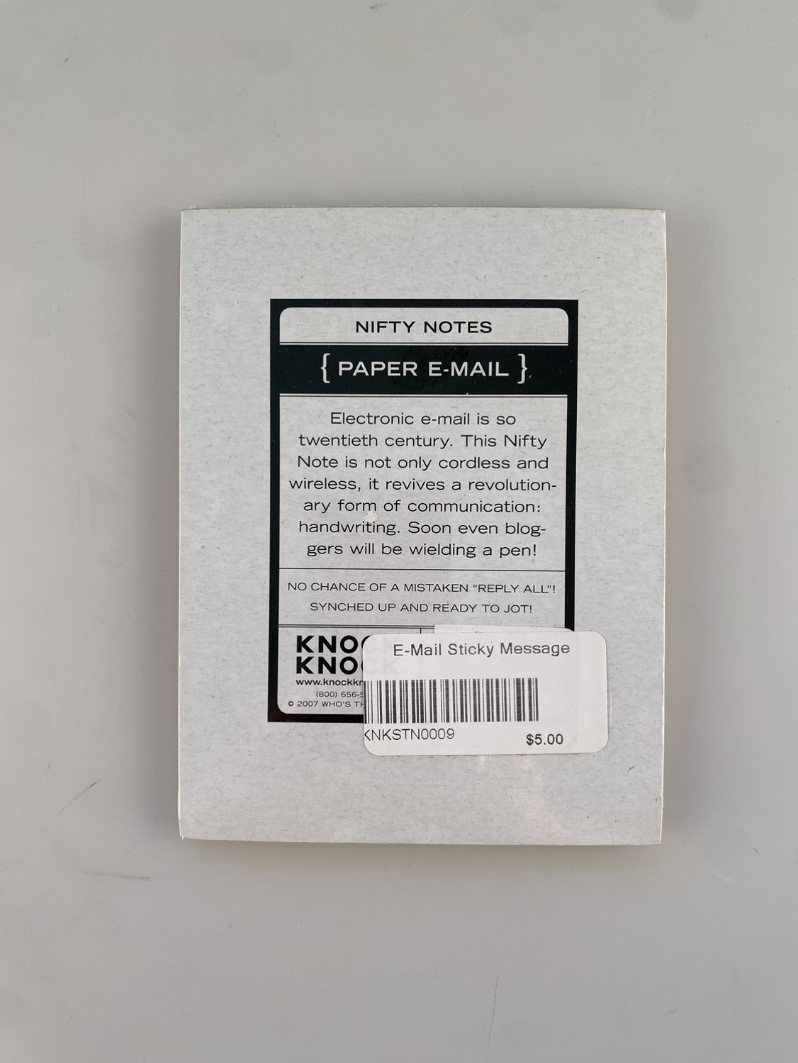 Paper E-Mail Note Nostalgia Nifty Notes by Knock Knock - photo 3