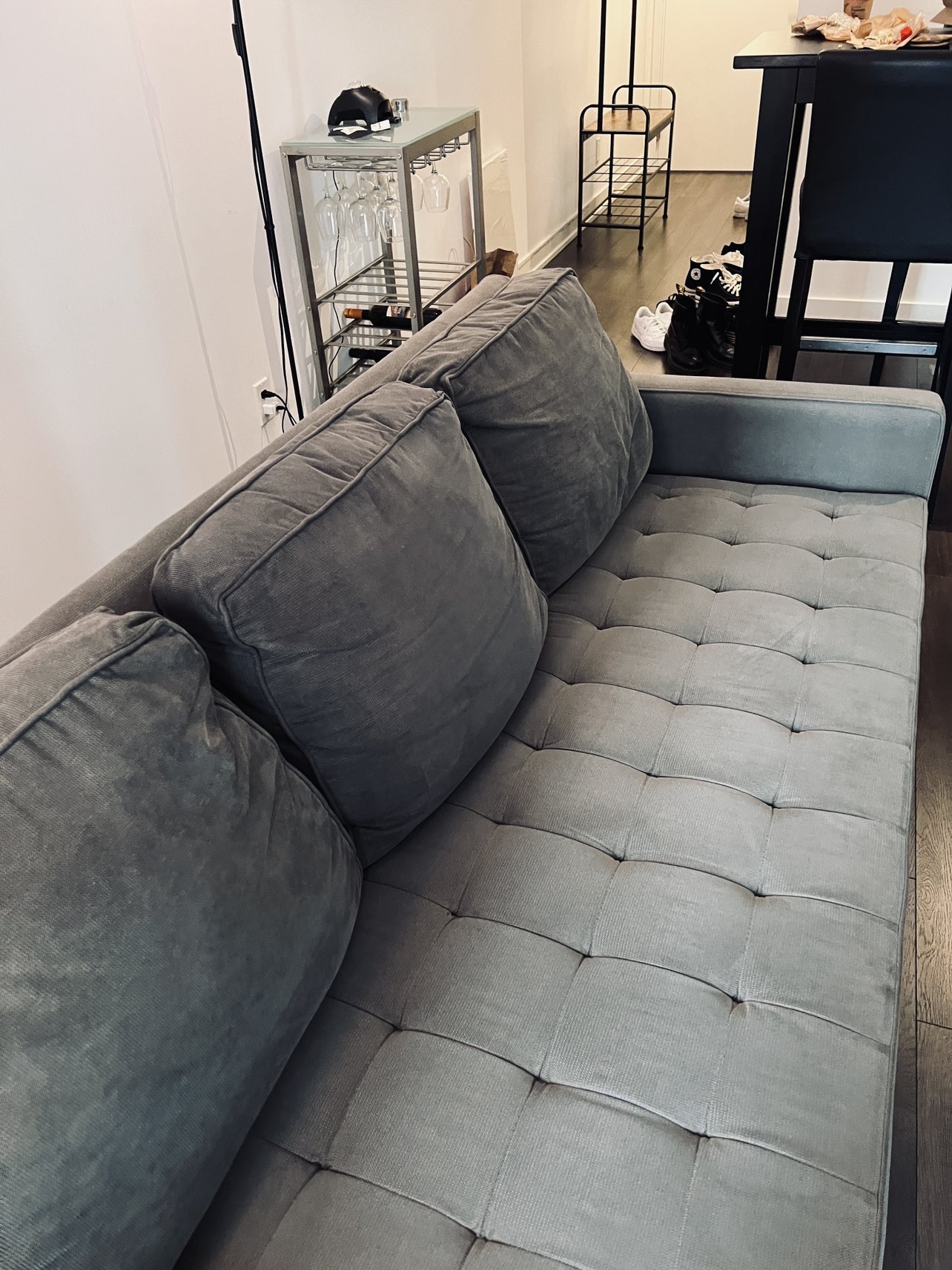 Gray 3 Seater Sofa Couch