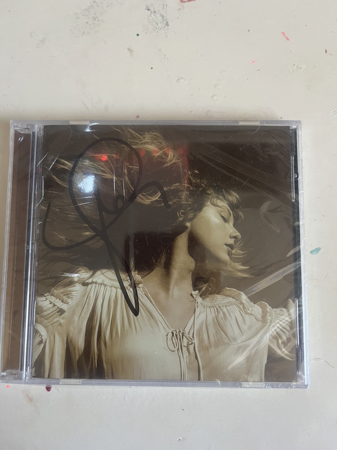 Signed taylor swift fearless Taylor’s verison cd