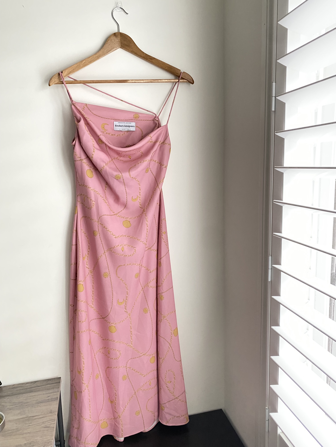 Finders Keepers Pink Chain Slip Midi Dress - photo 5