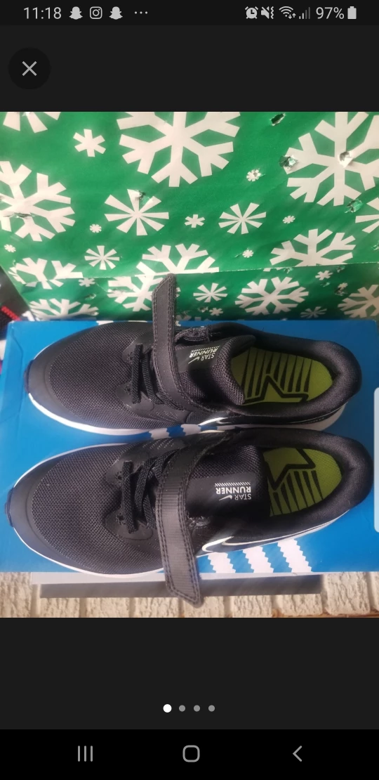 Kid's Nike star runner sneakers slip on size 3Y image indicator(2)