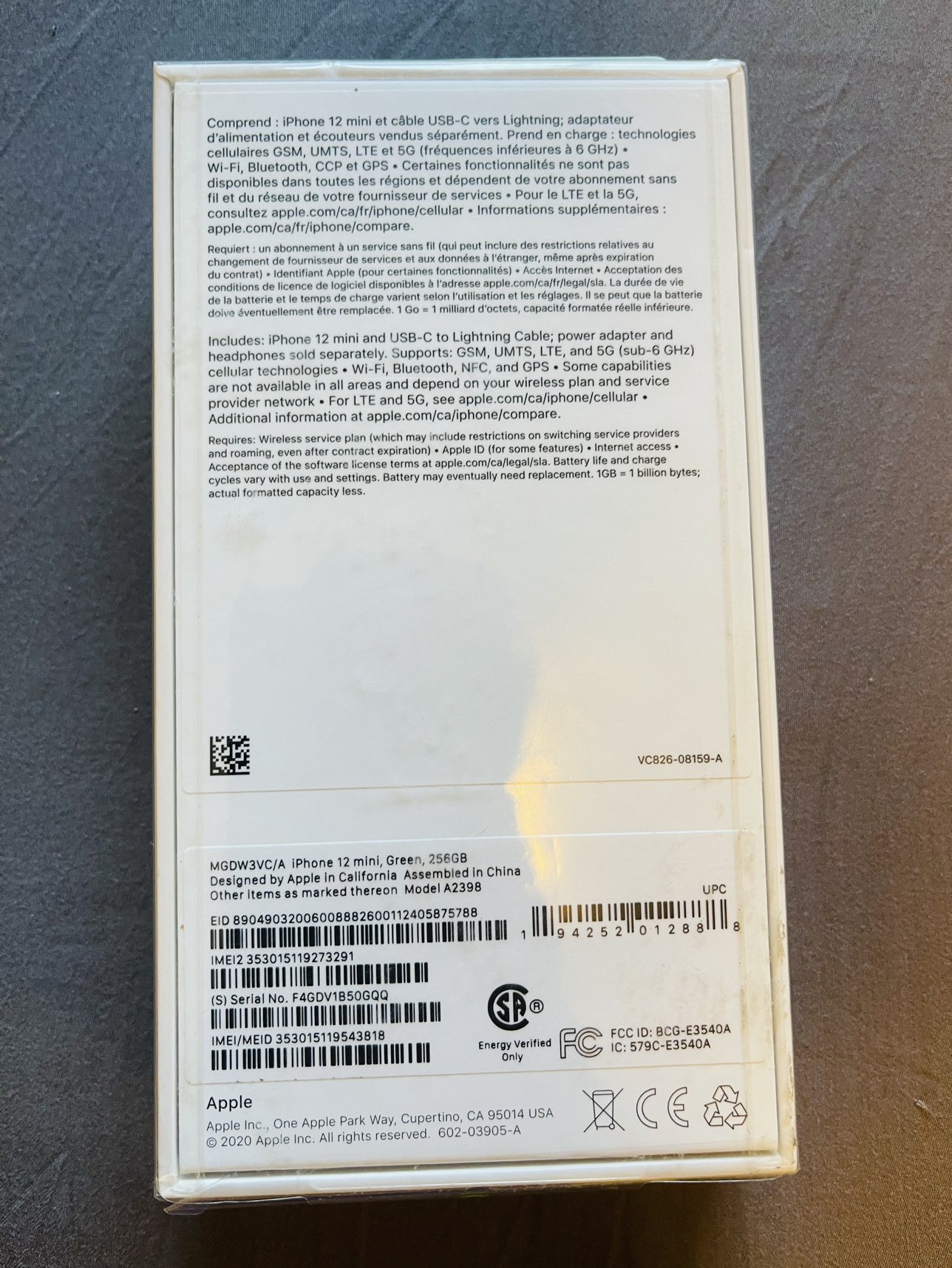 I phone   12 mini 256 gb . Sealed . - photo 4