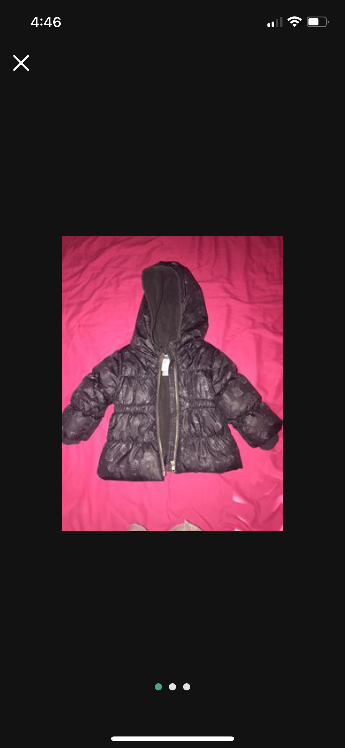 Old Navy-Navy Blue Girl Coat-18-24 months