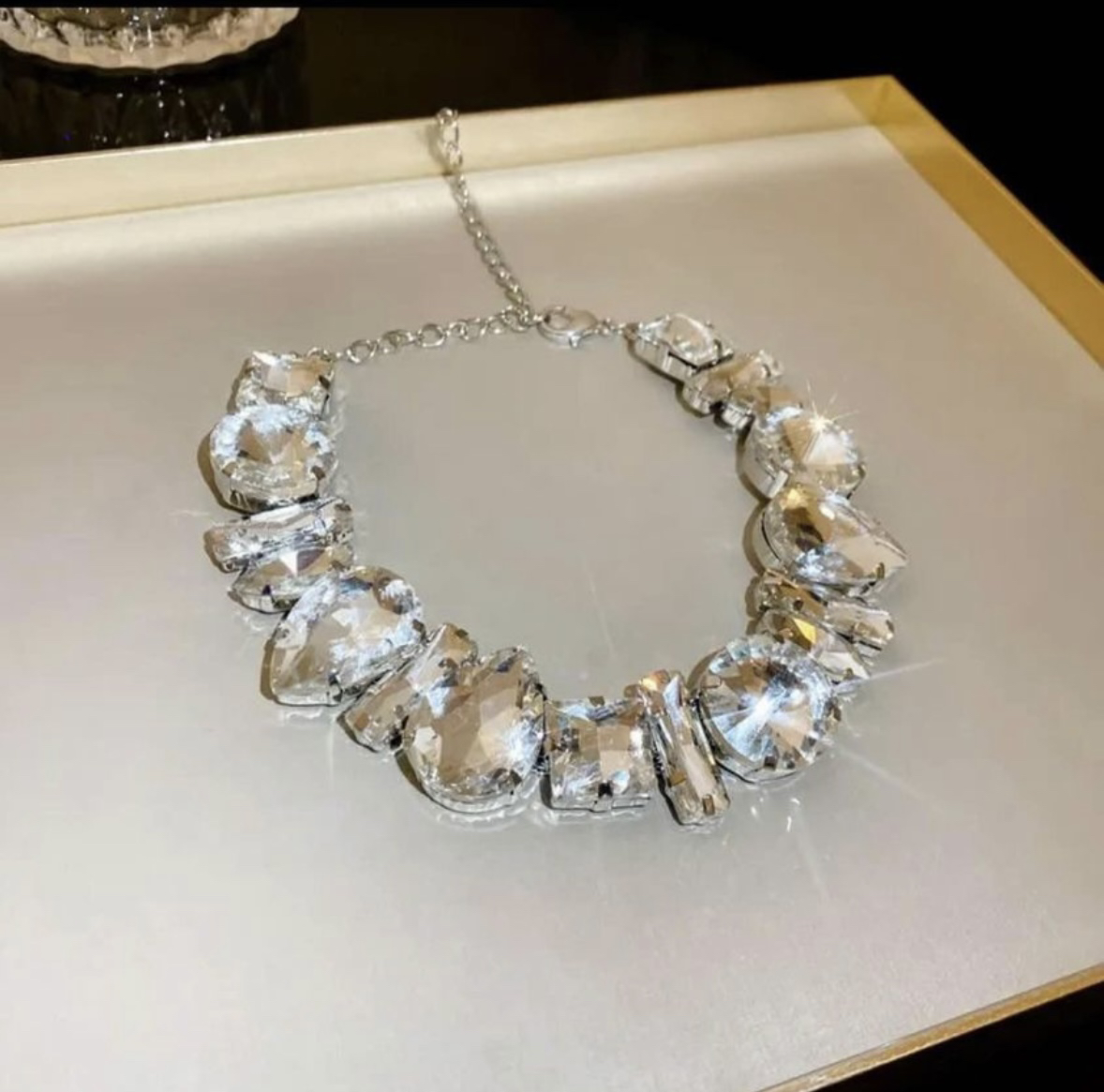 $10 each !!!! Rhinestone Crystal Choker Necklaces - photo 2