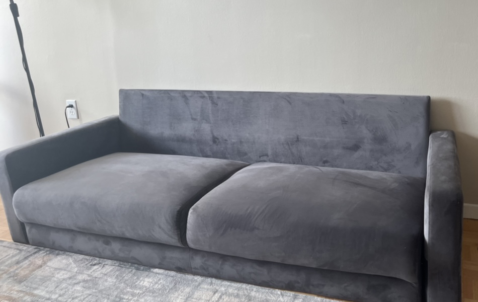 High quality velvet sofa ( move out sale ) - photo 2