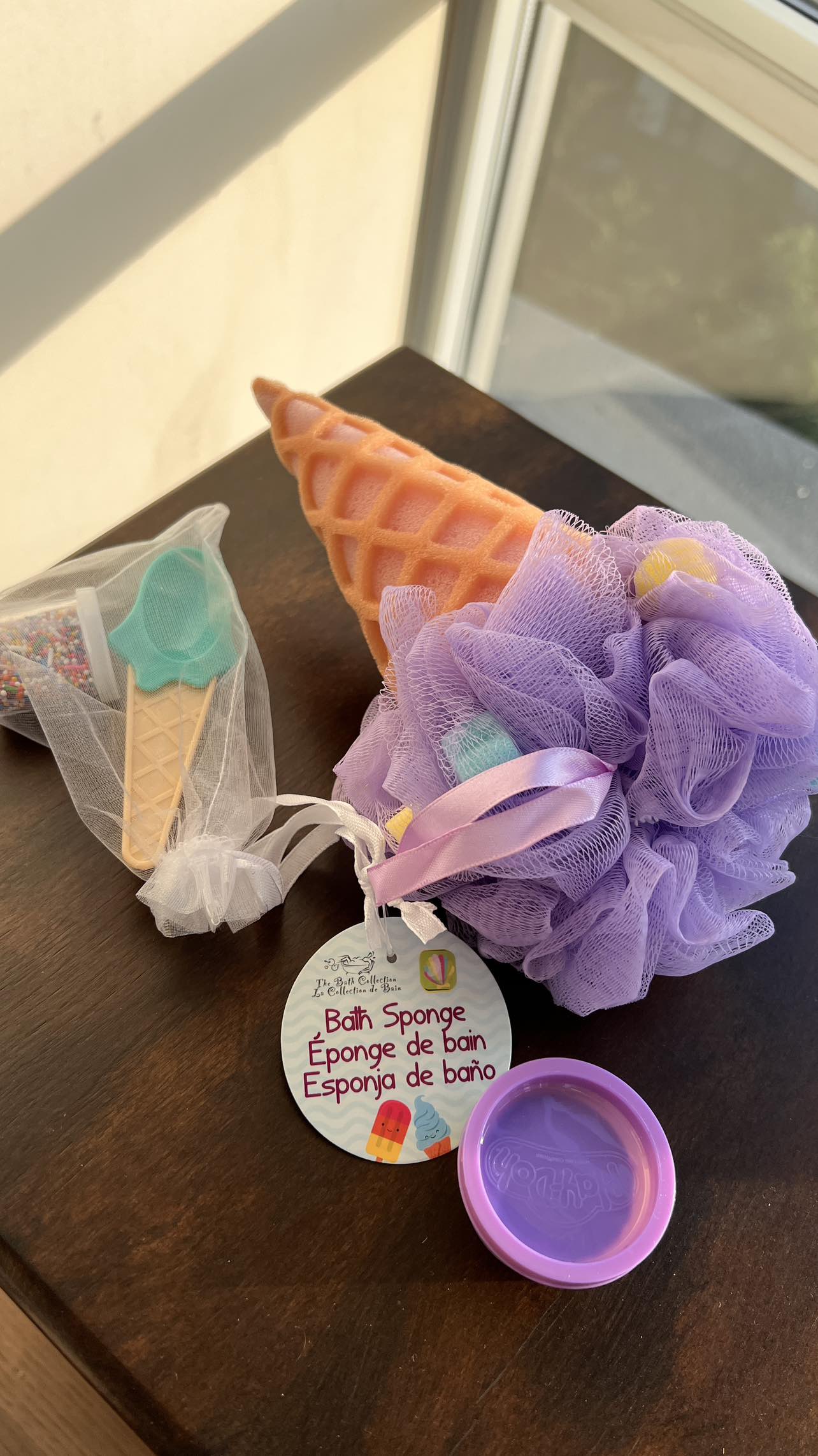 Brand New-Bath Sponge for Kids Package thumbnail