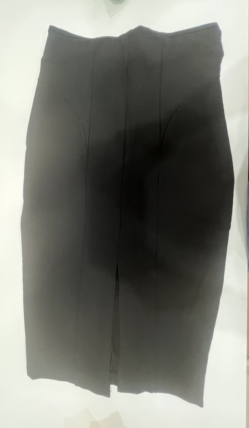 Long black skirt