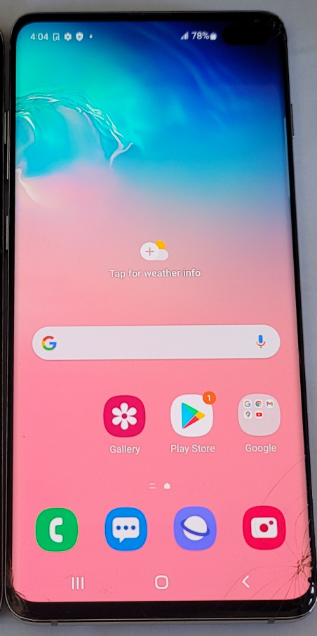 Samsung S10 Plus! Crack Screen! 128GB! $130! $120 Final!